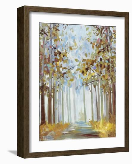 Walking Throug Gold-Allison Pearce-Framed Art Print