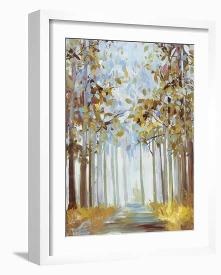 Walking Throug Gold-Allison Pearce-Framed Art Print