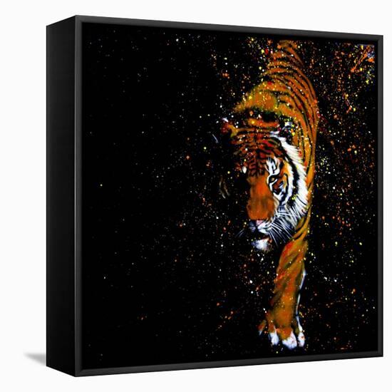 Walking Tiger-null-Framed Stretched Canvas