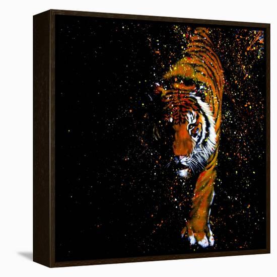 Walking Tiger-null-Framed Stretched Canvas
