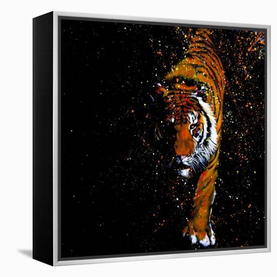 Walking Tiger-null-Framed Stretched Canvas