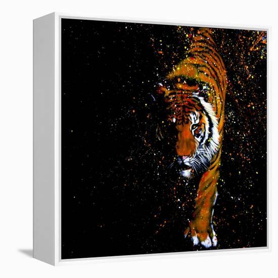 Walking Tiger-null-Framed Stretched Canvas