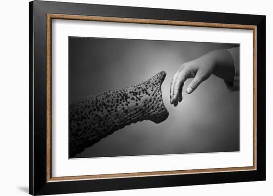 Walking Together-Antje Wenner-Braun-Framed Giclee Print