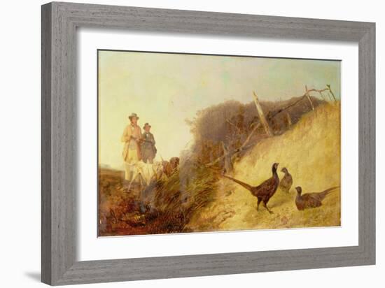 Walking Up Pheasants on the 1st of October (See also 63636)-Richard Ansdell-Framed Giclee Print