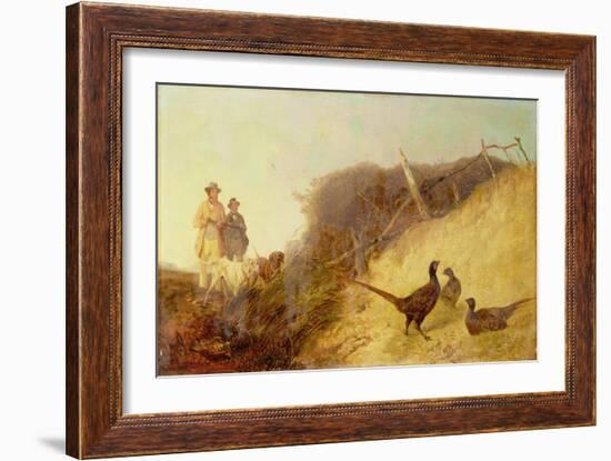 Walking Up Pheasants on the 1st of October (See also 63636)-Richard Ansdell-Framed Giclee Print