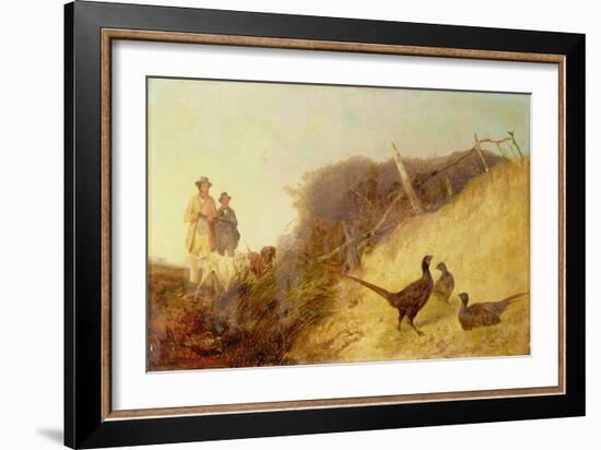 Walking Up Pheasants on the 1st of October (See also 63636)-Richard Ansdell-Framed Giclee Print