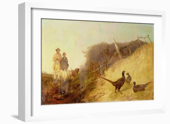 Walking Up Pheasants on the 1st of October (See also 63636)-Richard Ansdell-Framed Giclee Print