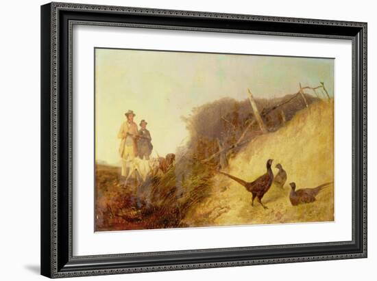 Walking Up Pheasants on the 1st of October (See also 63636)-Richard Ansdell-Framed Giclee Print