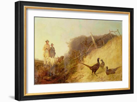 Walking Up Pheasants on the 1st of October (See also 63636)-Richard Ansdell-Framed Giclee Print