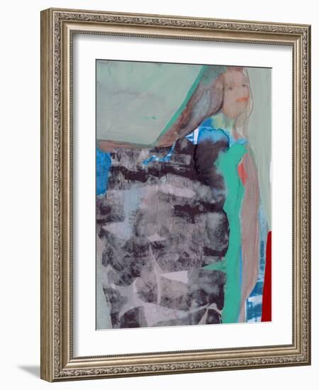 Walking Woman IV-null-Framed Art Print