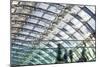 Walkway and Roof at King's Cross Station, London, England, UK-David Barbour-Mounted Photo