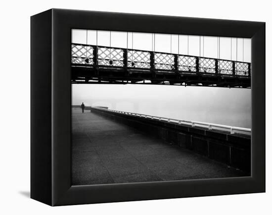 Walkway Beside River in Scotland-Craig Roberts-Framed Premier Image Canvas