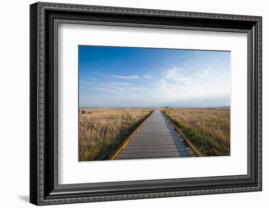 Walkway Going Through the Badlands National Park, South Dakota, Usa-Michael Runkel-Framed Photographic Print