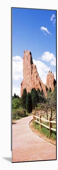 Walkway Leading to a Park, Garden of the Gods, Colorado Springs, Colorado, USA-null-Mounted Photographic Print