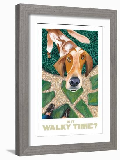 Walky Time-Mark Ulriksen-Framed Art Print