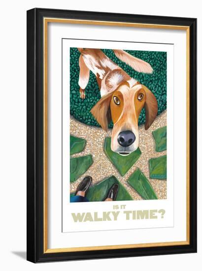 Walky Time-Mark Ulriksen-Framed Art Print