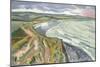 Wall against the Sea, 1922 (Oil on Canvas)-Paul Nash-Mounted Giclee Print