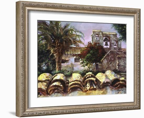 Wall at San Miguel-Clif Hadfield-Framed Art Print