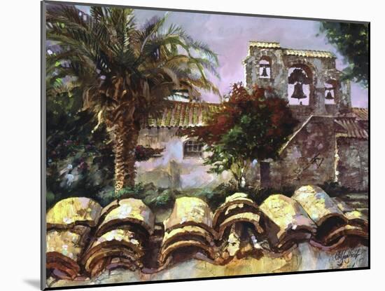 Wall at San Miguel-Clif Hadfield-Mounted Art Print