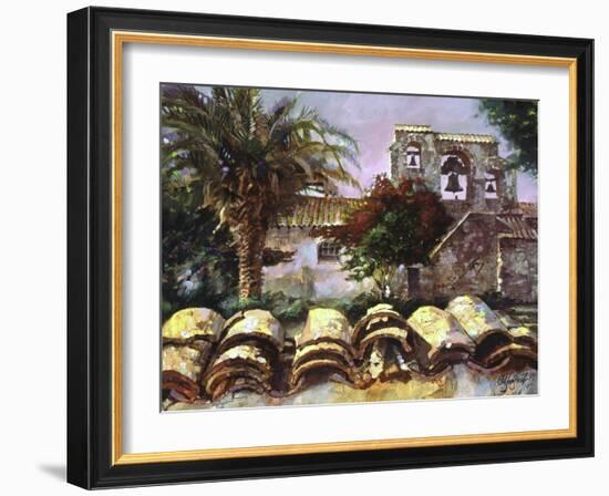 Wall at San Miguel-Clif Hadfield-Framed Art Print