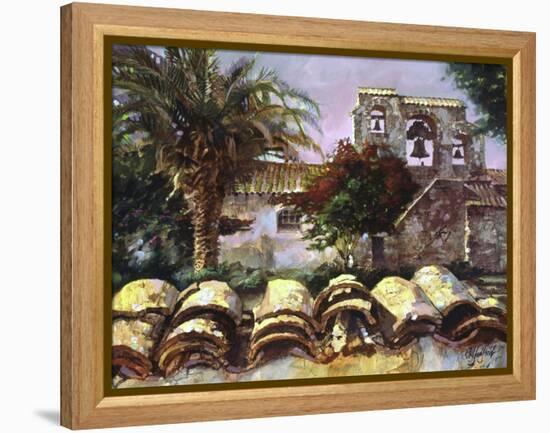 Wall at San Miguel-Clif Hadfield-Framed Stretched Canvas