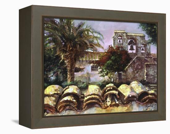 Wall at San Miguel-Clif Hadfield-Framed Stretched Canvas