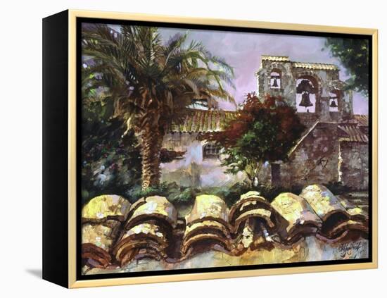 Wall at San Miguel-Clif Hadfield-Framed Stretched Canvas