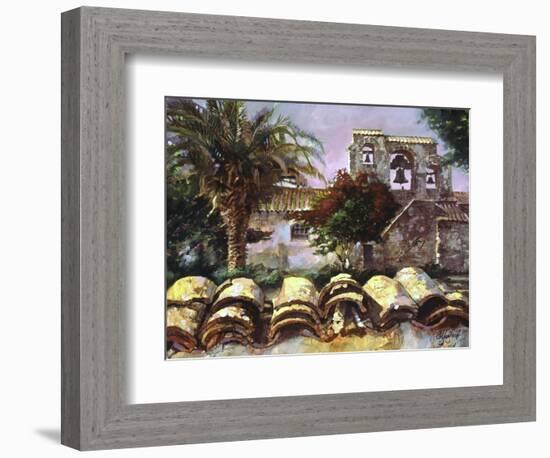 Wall at San Miguel-Clif Hadfield-Framed Art Print