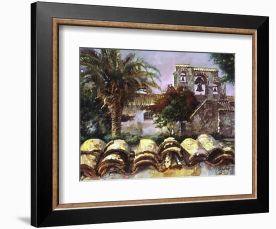 Wall at San Miguel-Clif Hadfield-Framed Art Print