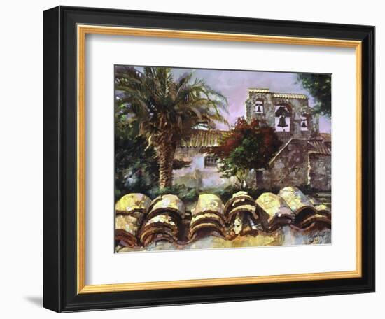 Wall at San Miguel-Clif Hadfield-Framed Art Print