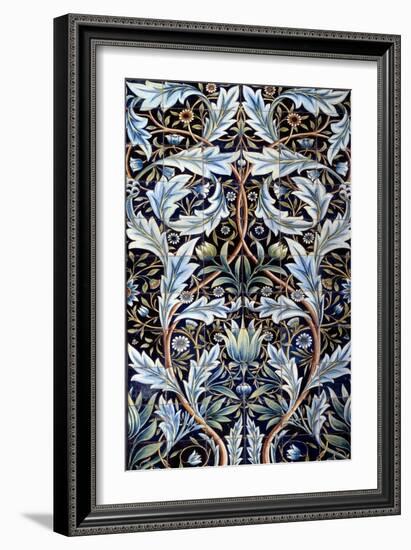 Wall Covering Panel (66 Tiles) Made by William Morris (1834-1896) and William Frend De Morgan (1839-William Morris-Framed Giclee Print