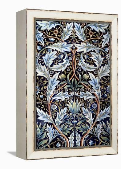 Wall Covering Panel (66 Tiles) Made by William Morris (1834-1896) and William Frend De Morgan (1839-William Morris-Framed Premier Image Canvas