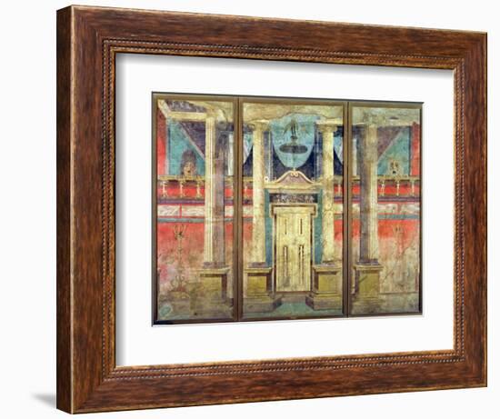 Wall Decoration from the Villa of P Fannius at Boscoreale, Near Pompeii-null-Framed Giclee Print