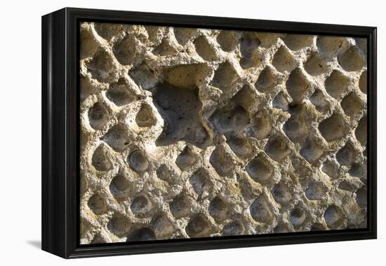 Wall Detail, Roman Site of Herculaneum, Italy-Natalie Tepper-Framed Stretched Canvas