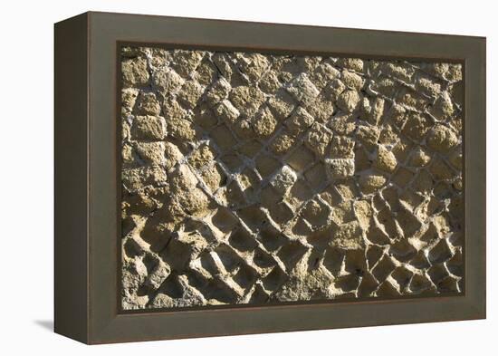 Wall Detail, Roman Site of Herculaneum, Italy-Natalie Tepper-Framed Stretched Canvas