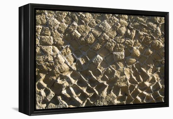 Wall Detail, Roman Site of Herculaneum, Italy-Natalie Tepper-Framed Stretched Canvas