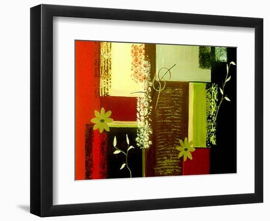 Wall Flowers-Ruth Palmer Digital-Framed Art Print