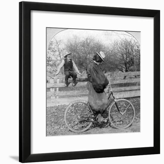 Wall I Swan, What Won't Them City Folks Do?-null-Framed Photographic Print