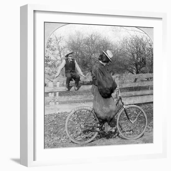 Wall I Swan, What Won't Them City Folks Do?-null-Framed Photographic Print