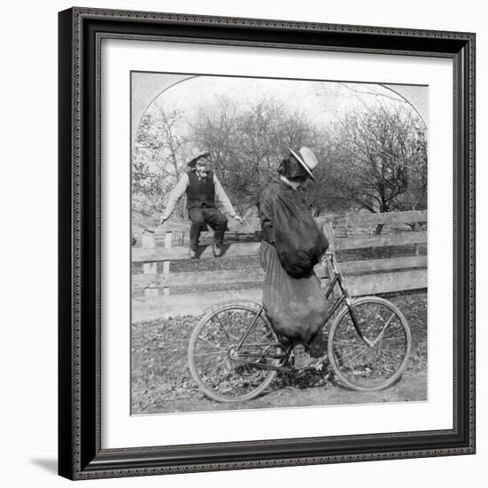 Wall I Swan, What Won't Them City Folks Do?-null-Framed Photographic Print