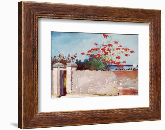 Wall, Nassau, c.1898-Winslow Homer-Framed Premium Giclee Print