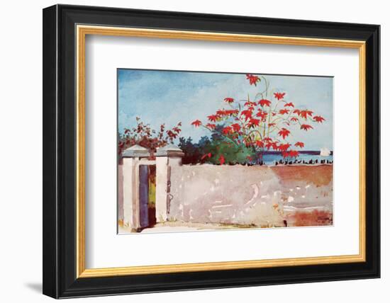 Wall, Nassau, c.1898-Winslow Homer-Framed Premium Giclee Print