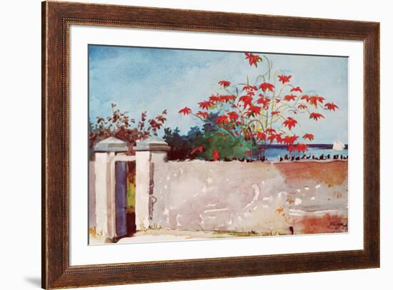 Wall, Nassau, c.1898-Winslow Homer-Framed Premium Giclee Print