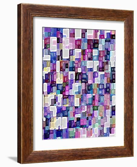 Wall Of Color-Ruth Palmer-Framed Art Print