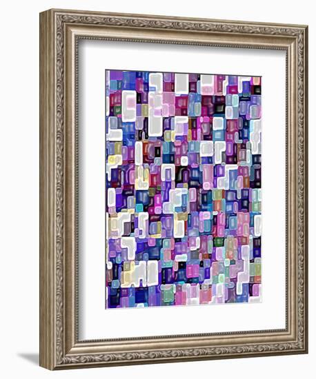 Wall Of Color-Ruth Palmer-Framed Art Print