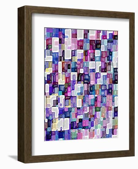 Wall Of Color-Ruth Palmer-Framed Art Print