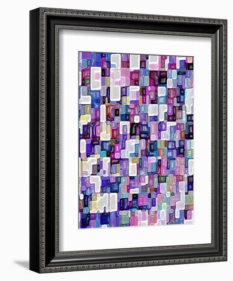 Wall Of Color-Ruth Palmer-Framed Art Print