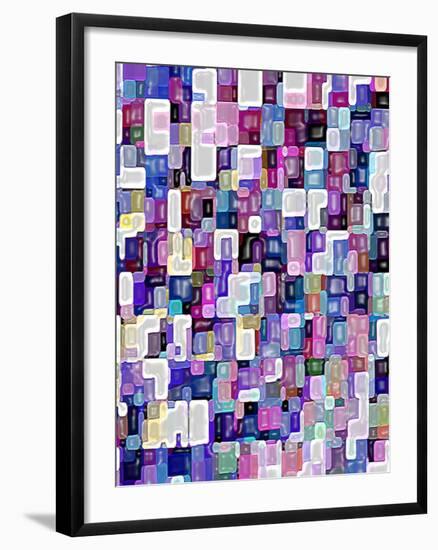 Wall Of Color-Ruth Palmer-Framed Art Print