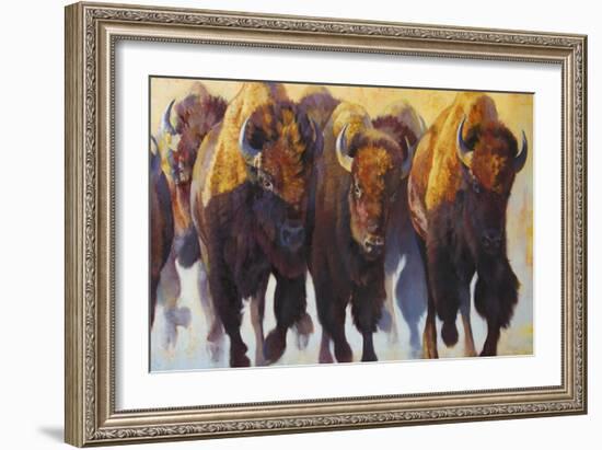 Wall of Thunder-Julie Chapman-Framed Art Print