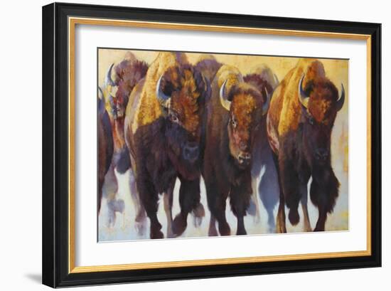 Wall of Thunder-Julie Chapman-Framed Art Print